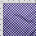 thumbnail image 3 of oneOone Velvet Blue Fabric Gingham Check Sewing Craft Projects Fabric Prints By Yard 58 Inch Wide, 3 of 4