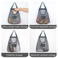 thumbnail image 4 of Oleegame 2 Pcs Rangement de Produits Sac en Maille pour Fruits et Légumes Sac Fourre-Tout Pliable Sac de Magasinage Sac Fourre-Tout Réutilisable Sac Fourre-Tout de Recyclage Sac Fourre-Tout Beige, 4 of 8