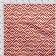 thumbnail image 4 of oneOone Polyester Spandex Red Fabric Abstract Dress Material Fabric Print Fabric By The Yard 56 Inch Wide, 4 of 4
