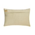 thumbnail image 3 of The HomeCentric Decorative Green 12"x18" (30x45 cm) Lumbar Pillow Cover, Linen Ribbon & Pearl Embroidery Oblong Pillow, Abstract Pattern Modern Style - Mint Ripple, 3 of 3
