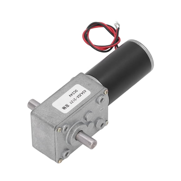 Gear Motor Micro High Torsion Speed Reduction Electric Self Locking Reversible 24V Dual Shaft for Bank ATM Vending Machine Printer Copier Office Automation Equipment