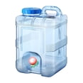 thumbnail image 2 of 15L Camping Water Storage Jug Water Carrier Water Tank Water Bottle Carrier with Faucet Water Container for BBQ Driving Drinking RV, 2 of 8
