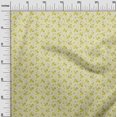 thumbnail image 3 of oneOone Polyester Spandex Yellow Fabric Florals Craft Projects Decor Fabric Printed By The Yard 56 Inch Wide, 3 of 4