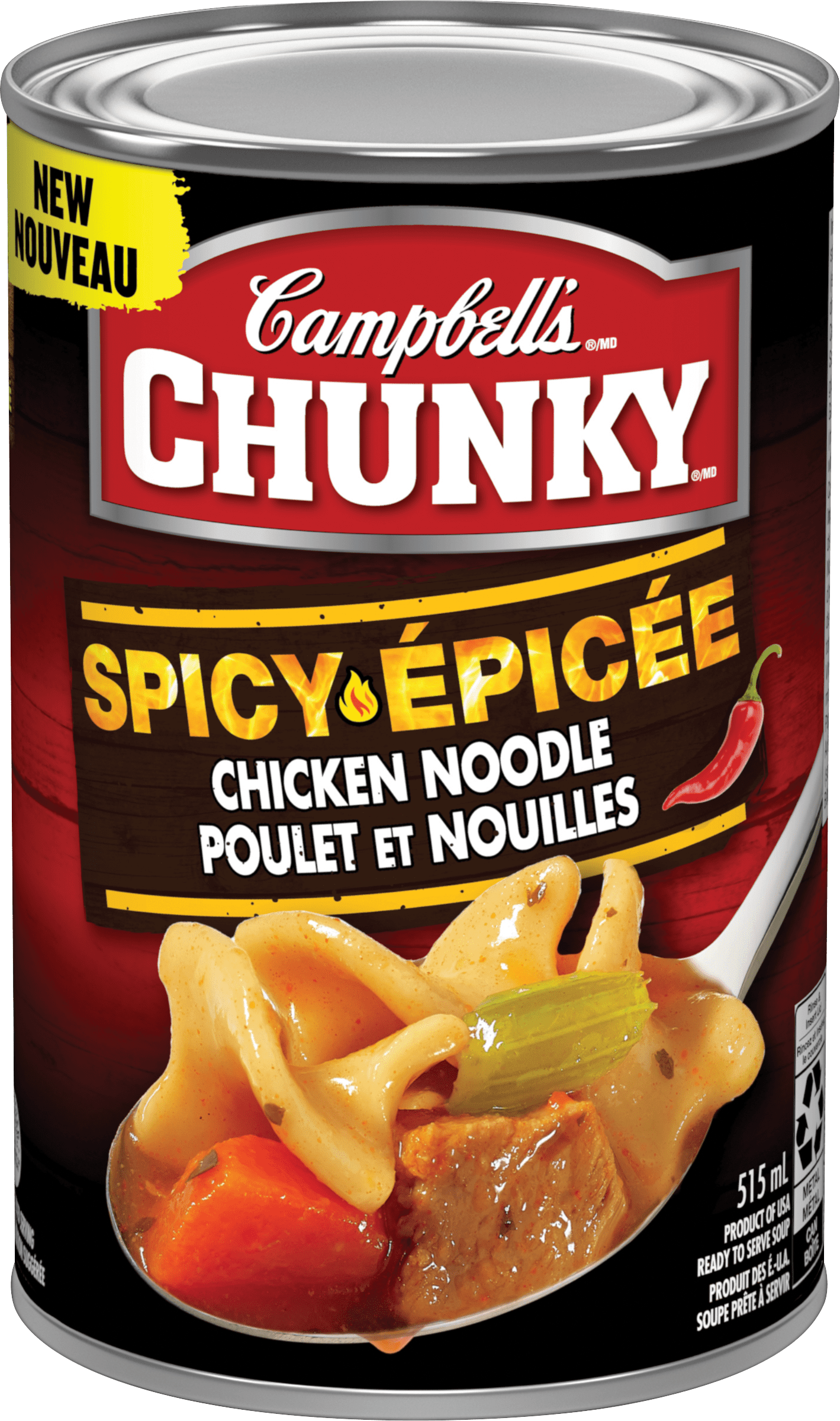 Campbell's® Chunky® Spicy Chicken Noodle Soup, Shelf Stable