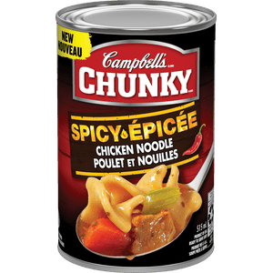 Campbell's® Chunky® Spicy Soupe de nouilles de poulet, étagère stable