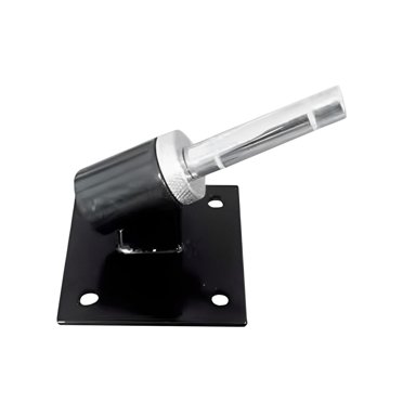 jinwen Beach Flag Base Compact Wall Mount Base for Road Guidance Rafting Races Deck 45 Degree