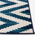 thumbnail image 3 of Tropiana Cream and Sapphire Blue Woven Area Rug, 3 of 7