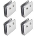thumbnail image 1 of FUEENIRVA 4 Pcs Clips de Retenue en Verre Clips de Miroir en Acier Inoxydable Support d'Étagère pour Salle de Bain, 1 of 8
