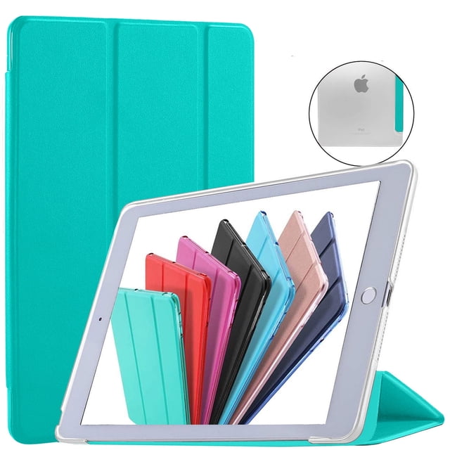 DuraSafe Cases Smart Tri Fold Cover for iPad PRO 12.9 Inch 2 Gen 2017 A1670 A1671 (Green)