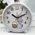 thumbnail image 2 of Langgg Nordic Style Cute Rabbit Deer Shaped Alarm Clock for Bedroom Blue Rabbit, 2 of 9