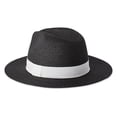 thumbnail image 2 of Time and Tru Women's Straw Panama Hat, 2 of 2