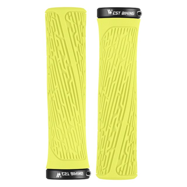 XZNGL Bike Grips Handlebar Mountain Bike Bicycle Non-Slip Rubber Grips Cover Mountain Bike Lock Grips Cover Mountain Bike Grips Lock on Lock on Grips Mountain Bike Mountain Bike Handlebar Grips