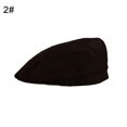 thumbnail image 1 of Chef Hat Unisex Beret Geometric Pattern Duck Mouth Style Men Women Pure Color Short Brim Chef Hat for Baker, 1 of 6