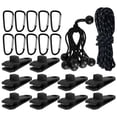 thumbnail image 1 of MesaSe 10pcs Heavy-duty Tarp Clips Set Multifunctional Awning Clamps Set Lightweight and Durable Tent Tarp Clips Tent Tighten Tool  Accessories for Home and Outdoor Camping Use, 1 of 8