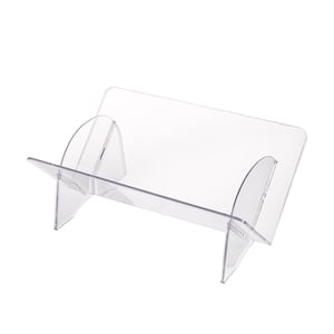 JMYHOAM Sacs de rangement Porte-livres transparent Acrylique Bureau de bureau Bibliothèque Bureau de rangement Étudiant enfants Lecture Photo Livre plateau Home Storage