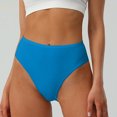 thumbnail image 4 of Liquidation à 50 % de Rabais Culottes pour Femmes en Coton Demi-Enveloppées Taille Haute Couleur Unie Aguichant Culottes pour Femmes, 4 of 5