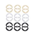 thumbnail image 1 of relayinert 9 Pieces Women Bra Buckle Reusable Adjustable Back Strap Holder 8-shape Nonslip Portable Underwear Control Belt Rope, 1 of 6