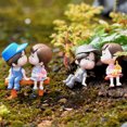 thumbnail image 1 of Essen 3Pcs/Set Lovers Chair Miniature Landscape DIY Ornament Garden Dollhouse Decor, 1 of 7
