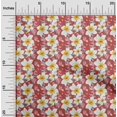 thumbnail image 2 of oneOone Silk Tabby Red Fabric Floral Sewing Craft Projects Fabric Prints By Yard 42 Inch Wide, 2 of 4