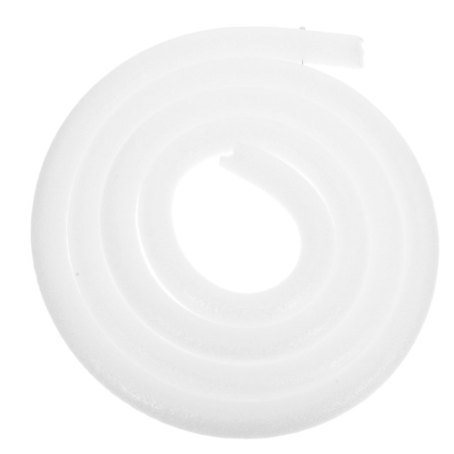 Lot de 1 Poignées de Protection Antidérapantes Fixation Longueur Personnalisable Tiges en Mousse Rondes Blanches pour Salon