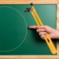 thumbnail image 4 of HLONK 2 Pcs Grande Boussole pour Enseignants Tableau Blanc Outil d'Enseignement pour Dessiner des Cercles Démonstrations en Classe Fournitures de Mathématiques, 4 of 8