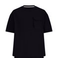 thumbnail image 5 of Gspmoly Chemise pour Hommes, Mode Décontractée Couleur Unie Manches Courtes Col Rond Chemises Hauts d'Été Offres de Vacances, 5 of 5