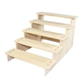 thumbnail image 3 of Xuanheng Wood Display Riser Collectibles Display Stand for Ornaments Crafts Apartment 5 Layer 30cm, 3 of 8