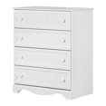 thumbnail image 2 of Commode 4 tiroirs, fini Blanc solide, collection Savannah de Meubles South Shore, 2 of 11