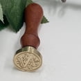 thumbnail image 2 of WHEANG Home Decor Fire Lacquer Seal Retro English Letter Copper Headquets Seal Wax Hand Account Seal and Copper Chapter Bronze Head One Size Multi-Color, 2 of 4