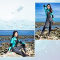 thumbnail image 2 of Women's Full Body Wetsuit Cold Water Keeping Warm Neoprene Diving Suit Rash Guard One-Piece Long Sleeve Zip Quick Dry Sunsuit, 2 of 9