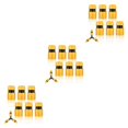 thumbnail image 1 of Maoww 6pieces Easy Installation And Wide Application Of Sturdy Plastic Garden Hose 3Set, 1 of 6