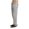 thumbnail image 3 of Men‘s Open Bottom Terry Sweatpants  Elastic Drawstring Waistband  Charcoal Grey S,h.grey(openbottom),L, 3 of 4