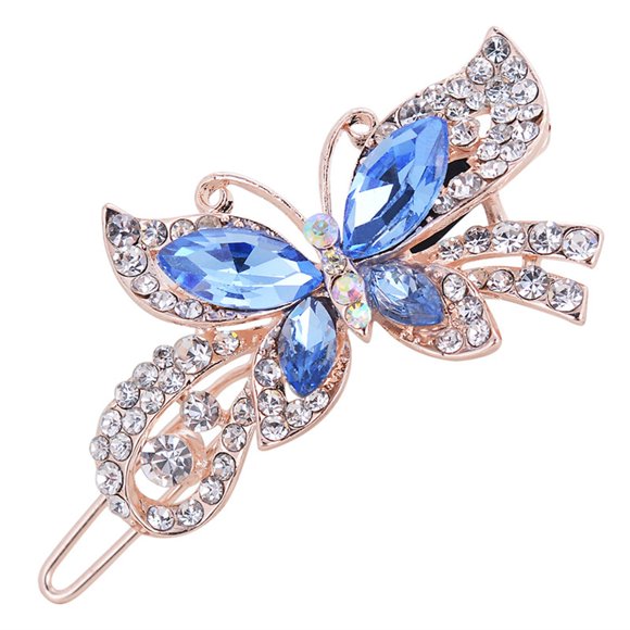Hot Sale! Yiteos Polyester Hair Clip, Women Design French Style Hairpin Clip Hair Barettes Butterfly Hair Clips Wedding Brides Hair Accessories, 1 Hairpin