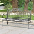 thumbnail image 1 of Pemberly Row Modern / Contemporary Segovia Iron 3-Seater GBench, 1 of 2