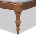 thumbnail image 4 of Bowery Hill Contemporary Wood King Platform Bed in Walnut Brown, 4 of 7