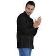 thumbnail image 3 of Atasi Chemise Henley Indienne pour Homme à Manches Longues, Décontractée, Col Mandarin, Courte Kurta, 3 of 7
