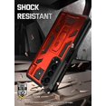 thumbnail image 2 of Poetic Spartan Case for Samsung Galaxy Z Fold 4, Full Body Rugged Case with Kickstand, Metallic Red, 2 of 6