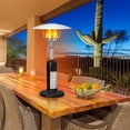 thumbnail image 2 of Costway 13,000 BTU Portable Tabletop Propane Patio Heater Standing LP Gas Heater Brown, 2 of 10