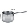 thumbnail image 3 of Ccdes Casserole à Lait en Acier Inoxydable Casserole à Beurre et Chocolat Casserole à Fondre pour Fromage Casserole de Cuisson, Casserole à Beurre en Acier Inoxydable, Casserole à Lait en Acier Inoxydable, 3 of 8