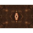 thumbnail image 1 of Ahgly Company Machine Washable Indoor Rectangle Transitional Saddle Brown Area Rugs, 8' x 10', 1 of 7