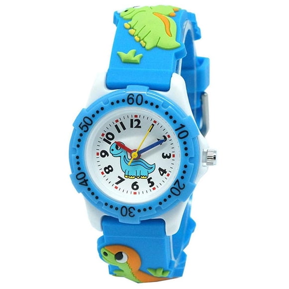 Kids Watch for Boys and Girls 3D Waterproof Watch with 3D Dinosaur Cartoon Silicone Band Best Gifts