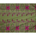 thumbnail image 4 of oneOone Polyester Lycra Fabric Floral Block Print Sewing Fabric BTY 56 Inch Wide, 4 of 4