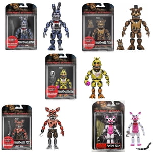 Sales Today Dégagement ! GIFTSCA 5PC Cinq nuits chez Freddy FNAF Action articulée Figure Cadeau Noël anniversaire