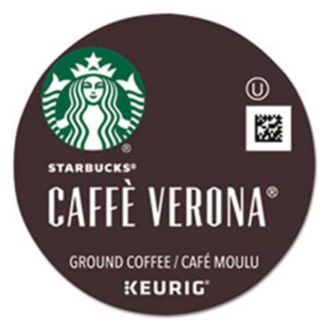 Starbucks SBK12434951CT Verona Blend Coffee K-Cups - Pack of 24 - 51 Count