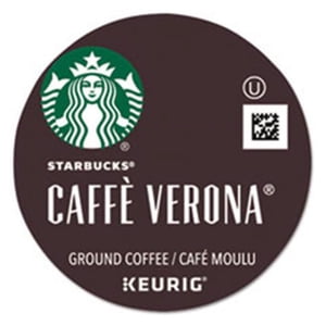 Starbucks SBK12434951CT Verona Blend Café K-Cups - Boîte de 24 - 51 Nombre