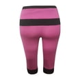thumbnail image 3 of AherBiu Plus Size Capris for Women Low Rise Elastic Drawstring Joggers Sweatpants Running Sports Capri Pants, 3 of 4