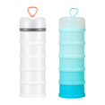 thumbnail image 3 of Lipstore 2 Pieces Protein Powder Containers Milk Powder Container for Office Exercise White and Blue, 3 of 8