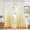 Yellow J, variant on LEHOZIHEQ Sheer Curtains for Living Room Bedroom, Gradient Chiffon Light Filtering Window Curtain Drapes, Rod Pocket Semi Sheer Panels for Home Decor