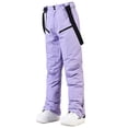 thumbnail image 4 of Tidyack,Insulated Ski Pants, Windproof Snowboard Pants, Waterproof Breathable, Men's Large Size, Dual-Layer Design, For Skiing Snowboarding, High-Performance Outdoors Gear, Durable Nylon Lining,, 4 of 9