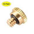 thumbnail image 1 of Unique Bargains Misting Nozzle Plug, UNC10-24 Screw Thread for Outdoor Cooling System, 10 Pcs (9mm Height), 1 of 3